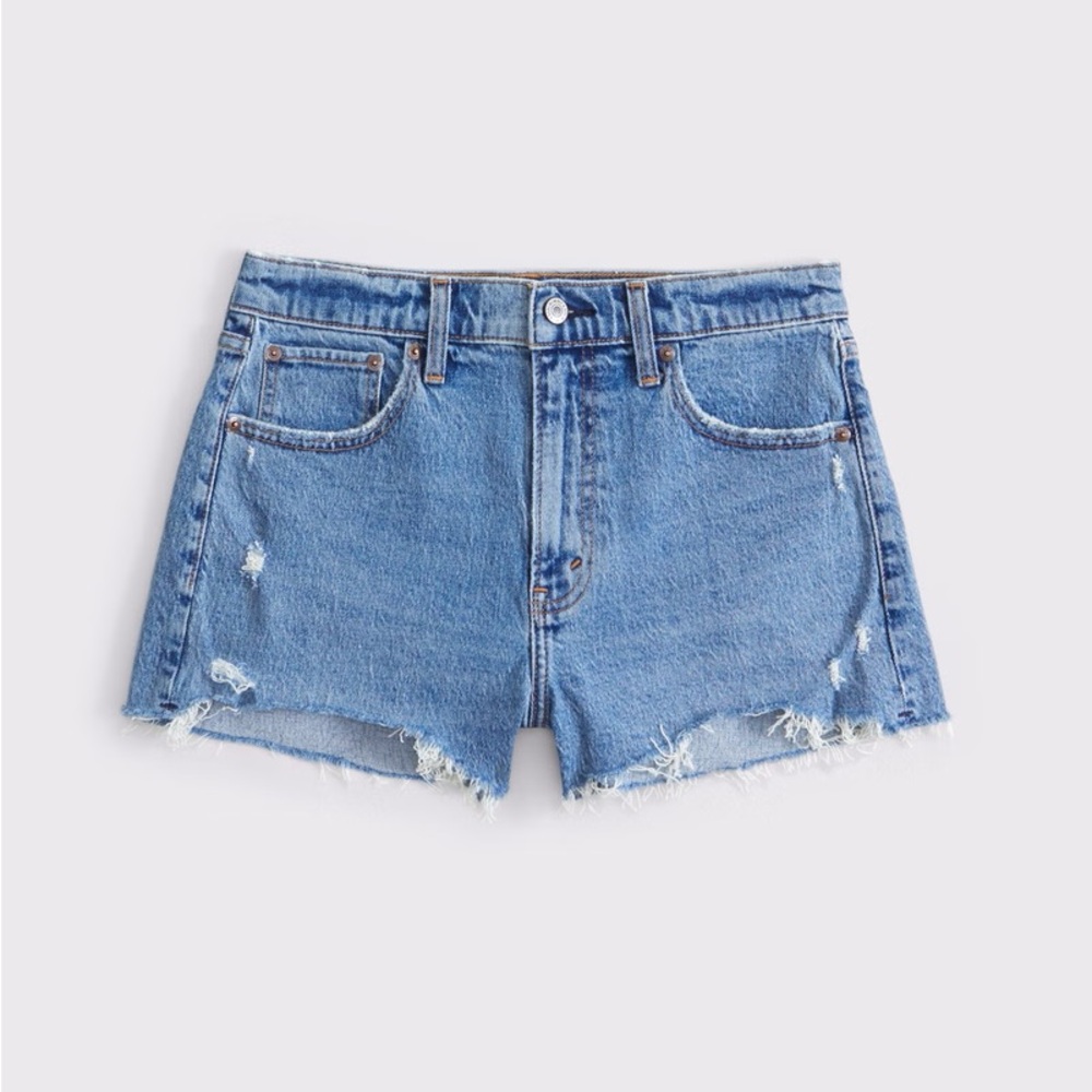 A&F Curve Love Denim Shorts
